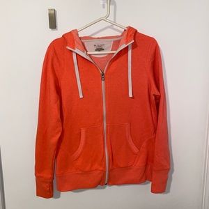 Orange Zip Up Jacket